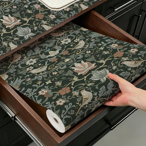 Vintage shelf liner - liner, for
